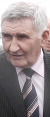 Mick O'Dwyer managed Kildare to the 1998 All-Ireland Senior Football Championship Final, the team's most recent appearance at this stage of the competition. Mick O'Dwyer in 2012.jpg