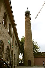 A péntek mecset minaretje