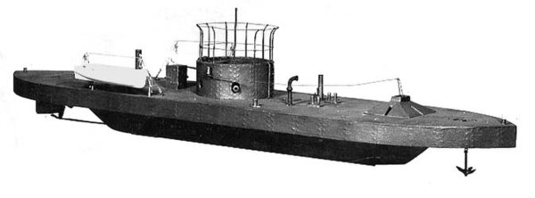 USS Monitor, the first monitor (1861)