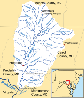 Union Mills Reservoir Proposed, unfunded, unbuilt reservoir near Union Mills, Carroll County, Maryland, USA