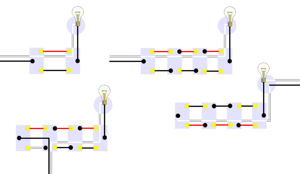 Multiway Switching Wikiwand, Electrical Wiring Nz Light Switch Diagram