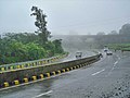 A scenic view of the expressway near the Khandala exit