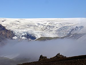 Myrdalsjökull von Süden aus gesehen
