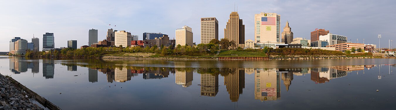 Newark skyline, morning