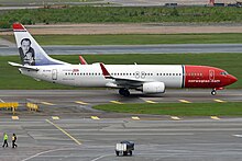 Un Boeing 737-800 di Norwegian.