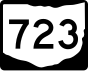 State Route 723 Markierung