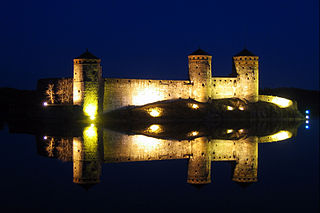 Olavinlinna castle in Savonlinna, Finland