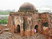 Jami Masjid Old Mosque inside Feroz Shah Kotla, Delhi.JPG