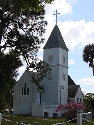 <span class="mw-page-title-main">St. Luke's Episcopal Church and Cemetery (Courtenay, Florida)</span> Historic church in Florida, United States