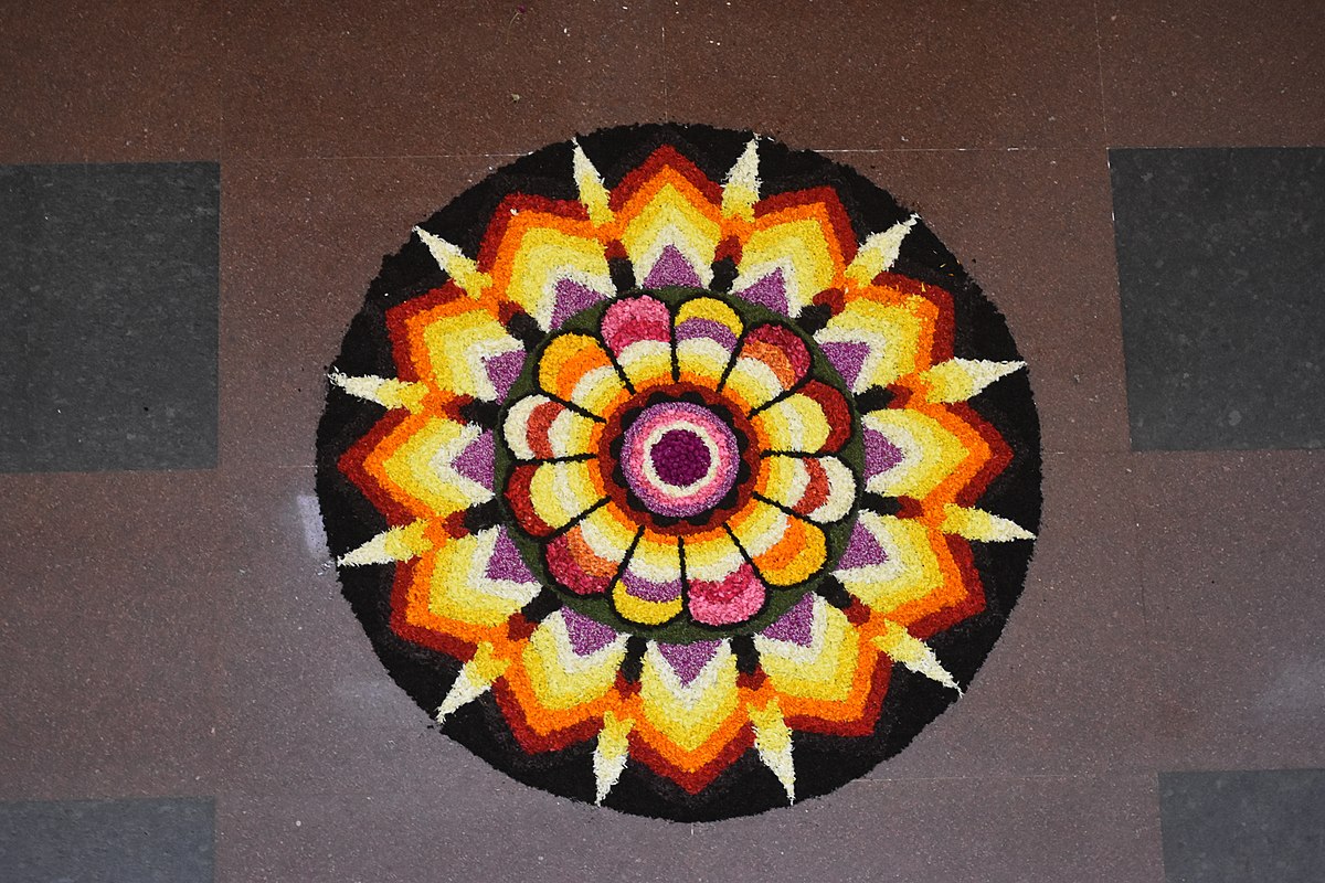 Onam Pookalam designs