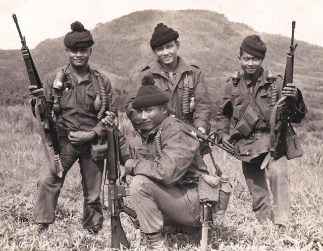 Thai marines group in Communist insurgency in Thailand