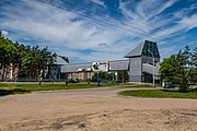 English: Overhead passage over M9 MKAD. Minsk, Belarus Беларуская: Надземны пераход над МКАД. Мінск, Беларусь Русский: Надземный переход над МКАД. Минск, Беларусь