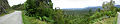 English: Overview on Oparara Basin from the acces road (Mccallums Mill Rd), West Coast, South Island, New Zealand. Panorama created with Hugin from 4 wide angle pictures (Panasonic ZX1). Français : Vue générale sur le bassin de l'Oparara, à partir de la route d'accès (Mccallums Mill Rd), côte Ouest, île du Sud de la Nouvelle-Zélande. Panorama créé avec Hugin à partir de 4 photos en grand angle (Panasonic ZX1).
