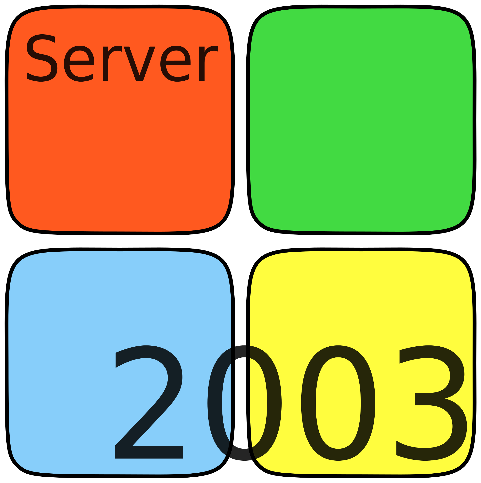 windows server 2003 logo