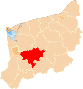 Localisation de Powiat de Stargard