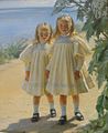The Benzon Daughters by Peder Severin Krøyer