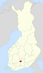Log vo Padasjoki in Finnland