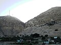 Vista de lluny del monestir