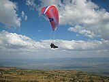 Paragliding in Kerio Escarpment near Iten.