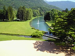 Le parc du château de Vizille.