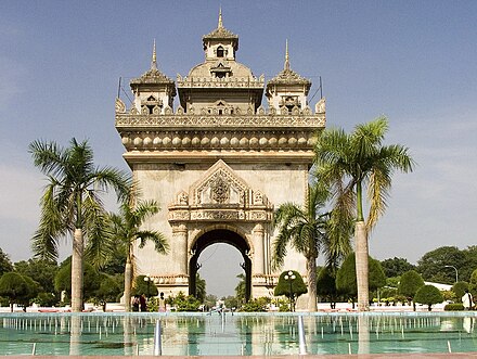 Patuxai monument, Vientiane