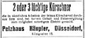 Pelzhaus Häupler, Düsseldorf sucht Kürschner, Anzeige 1922.jpg