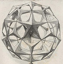 This figure from Perspectiva Corporum Regularium (1568) by Wenzel Jamnitzer can be seen as a deltoidal hexecontahedron. Perspectiva Corporum Regularium 41b.jpg