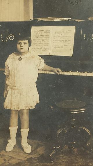 Maria Antônia de Castro enquanto criança.