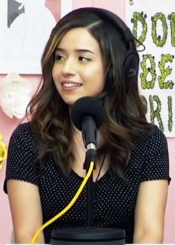 Pokimane is the most-followed female streamer on Twitch. Pokimane 2019.png