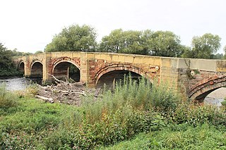 <span class="mw-page-title-main">Bangor Bridge</span> Bridge in Wrexham, Wales