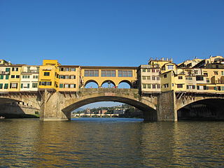 Ponte Vecchio bridge in Firenze