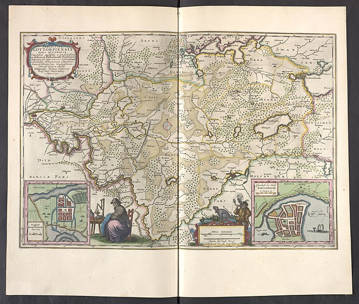 File:Præfecturæ Gottorpiensis pars Avstralis - Atlas Maior, vol 1, map 45 - Joan Blaeu, 1667 - BL 114.h(star).1.(45).jpg