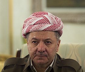 President of Iraqi Kurdistan Masoud Barzani (cropped).jpg