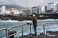 * Nomination A fisherman with a sargo, or white seabream (Diplodus sargus) in Puerto de la Cruz, Tenerife, Canary Islands. --Cayambe 13:51, 12 December 2021 (UTC) * Promotion  Support Good quality. --Jakubhal 16:37, 12 December 2021 (UTC)