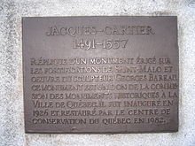 jacques cartier y débarqua en 1534