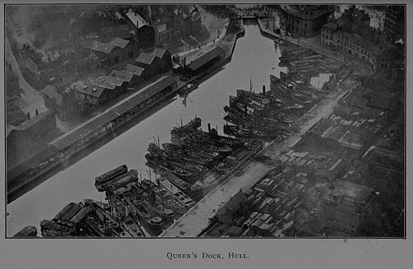 Queen's Dock, Hull in 1922