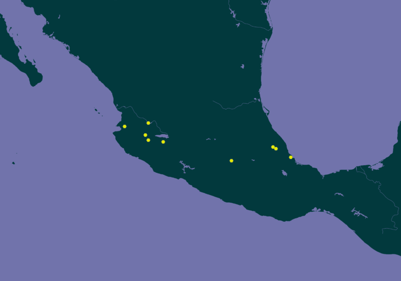 File:Range Map - Amanita tecomate.png