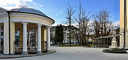 Spa Park (parque Zdraviliški), en el centro de Rogaška Slatina