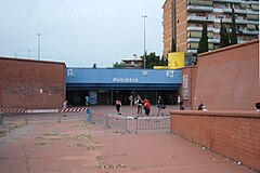 Roma Metropolitana B - Stazione Rebibbia 01.JPG