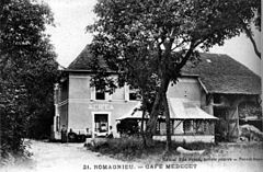 Romagnieu, café Medecet, 1906