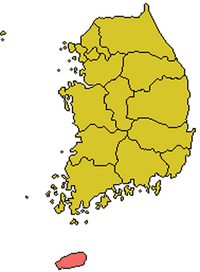 Map of the Diocese of Cheju