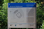 Information board about Waldhausen Castle