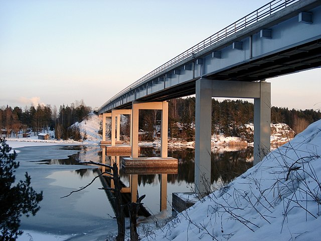 Särkänsalmen silta vuonna 2009