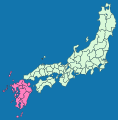 Saikaidō (ohne die Ryūkyū-Inseln)
