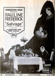 <i>Salvage</i> (1921 film) 1921 film by Henry King