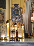 Processional banner of Our Lady of the Most Holy Rosary of La Naval