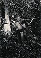 Sarawak; a native Kenyah hunter with blowpipe and dead anima Wellcome V0037407ER.jpg