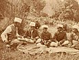 Satyanand Stokes with local children.jpg