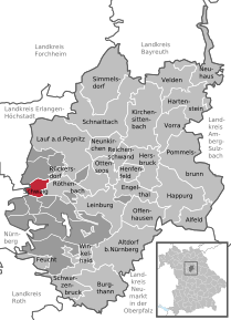 Poziția localității Schwaig b.Nürnberg