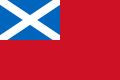 A Királyi Skót Haditengerészet zászlaja, ?-1707 (felsőszögben: Skócia zászlaja)